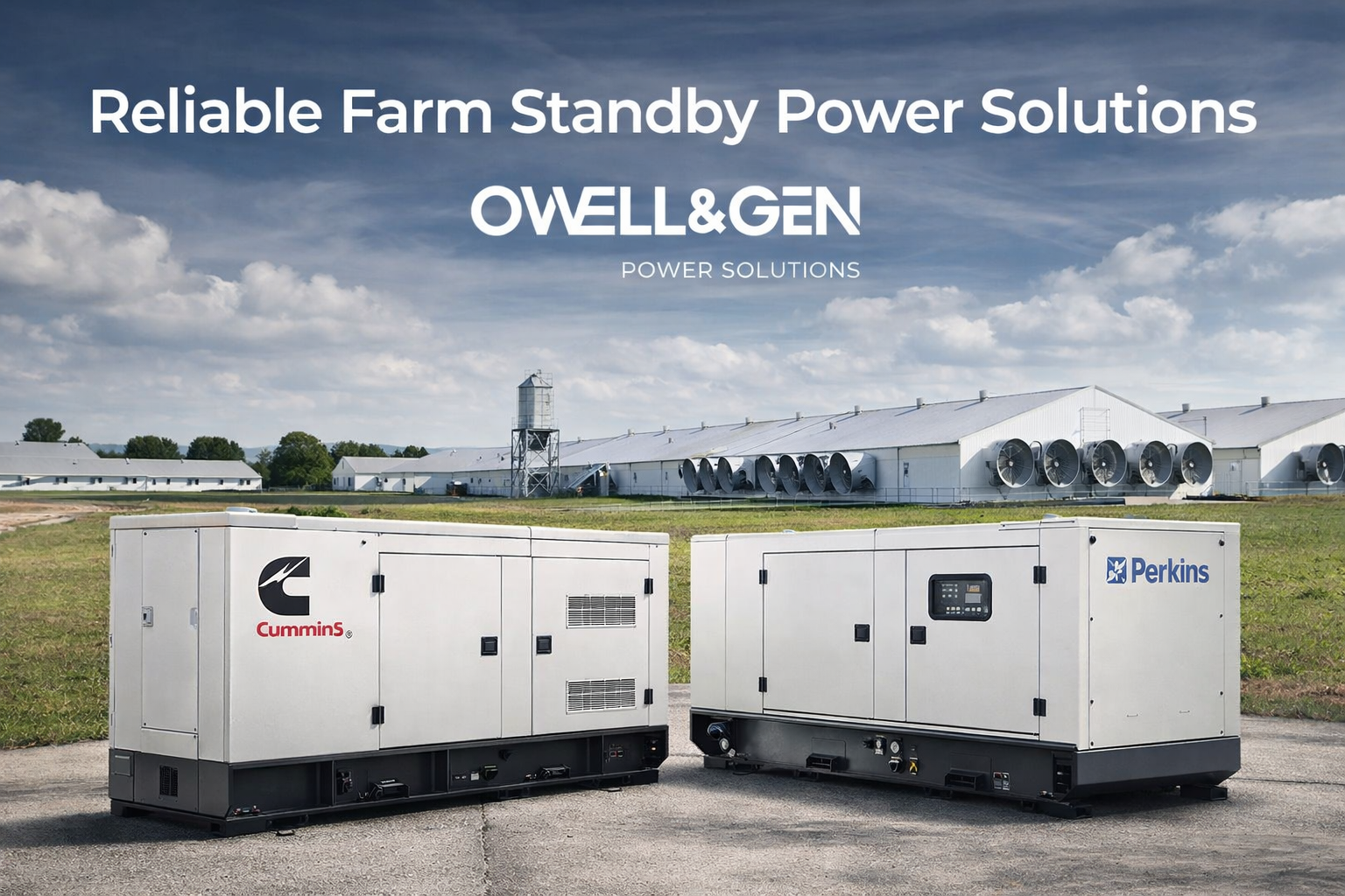 Reliable Farm Backup Generators for Poultry and Livestock