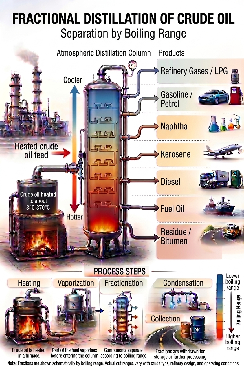 Crude Oil Fractionation: How One Barrel Becomes Multiple Fuels
