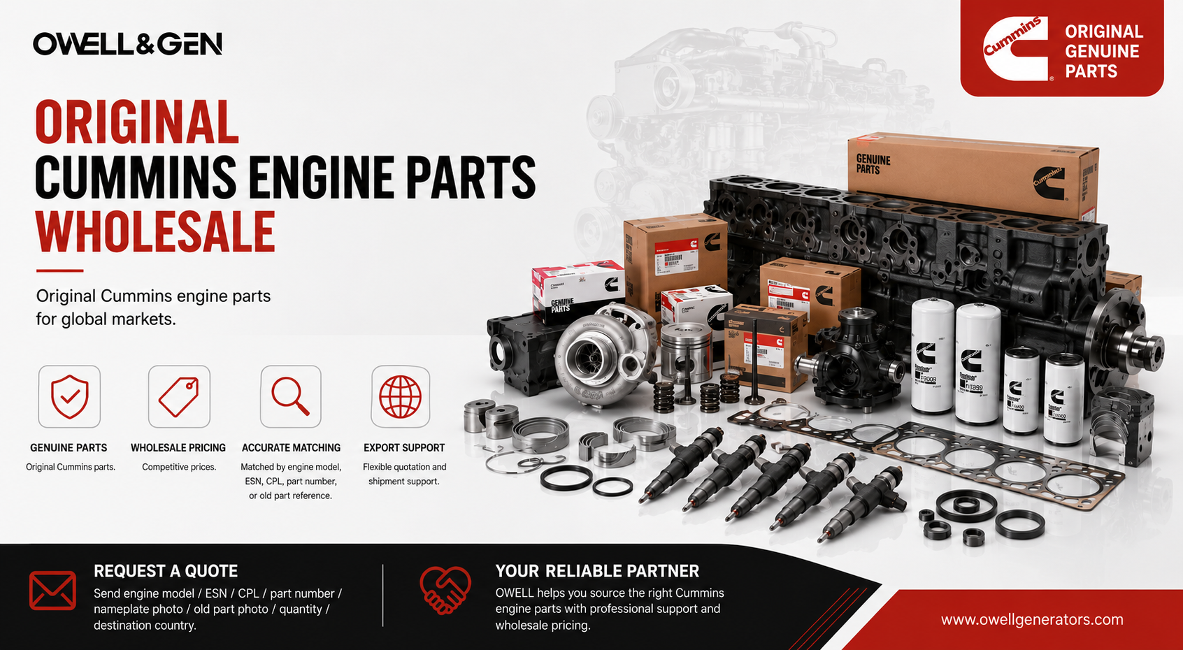 Genuine Cummins Engine Parts
