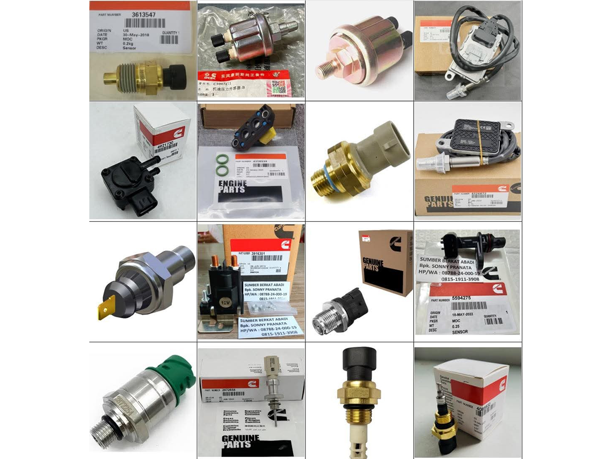 Genuine Cummins engine parts for generator and industrial engines
