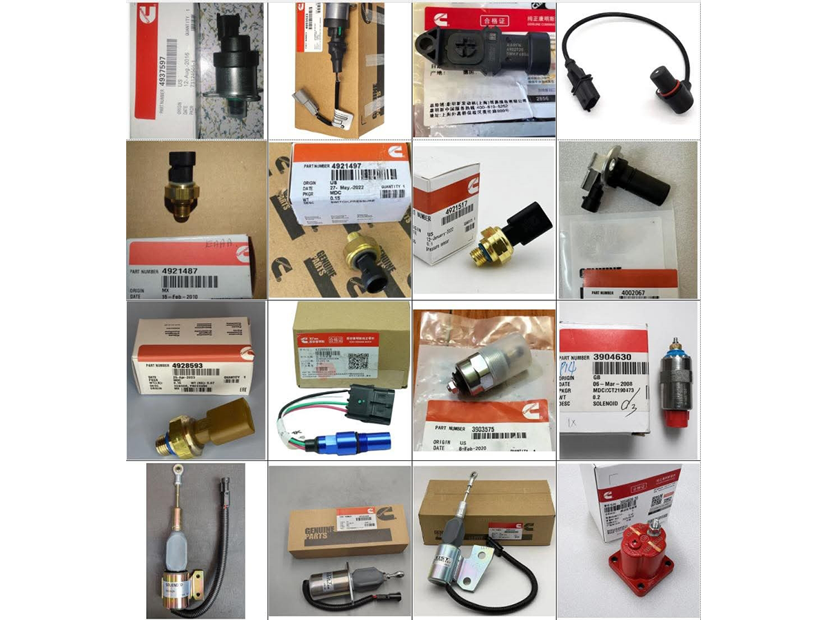 Genuine Cummins engine parts for generator and industrial engines
